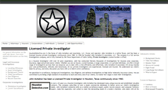 Desktop Screenshot of houstondetective.com